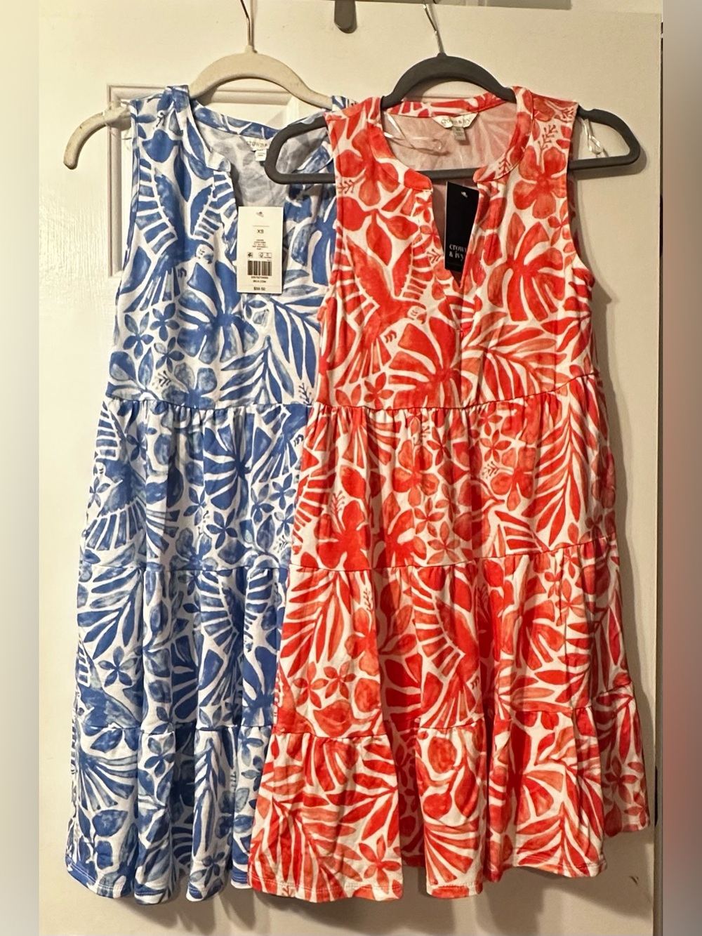 Set of 2 Dresses! Crown & Ivy Sleeveless Dresses, Size XS, NWT
